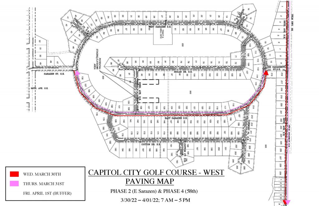 City of Lacey Public Works: Mon, Mar 28 – Fri, Apr 1 1 Capitol City West PH 2 4 Pave Plan 03.24.22 scaled 1