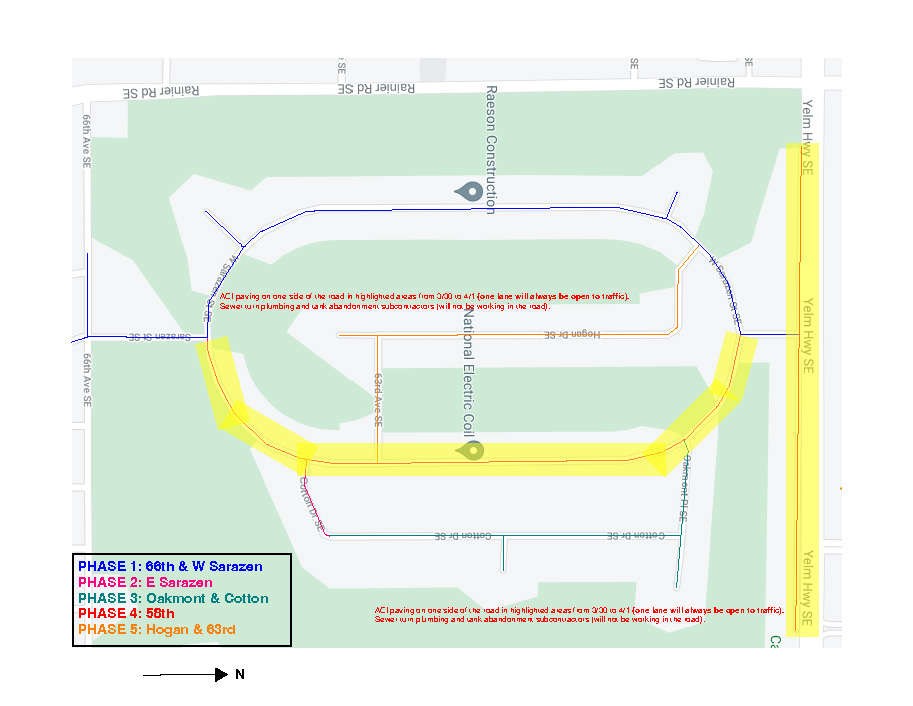 City of Lacey Public Works: Mon, Mar 28 – Fri, Apr 1 2 Capitol City West Work Area 3 28 to 4 01