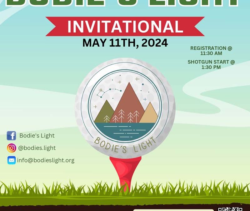 Register Now! 3rd Annual BODIE’S LIGHT Invitational—May 11, 2024 at Capitol City Golf Course